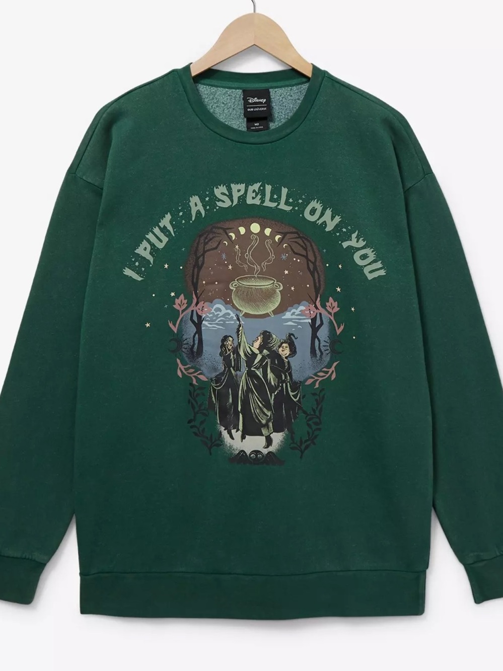 Disney Hocus Pocus Sanderson Sisters Crewneck Sweatshirt - size M